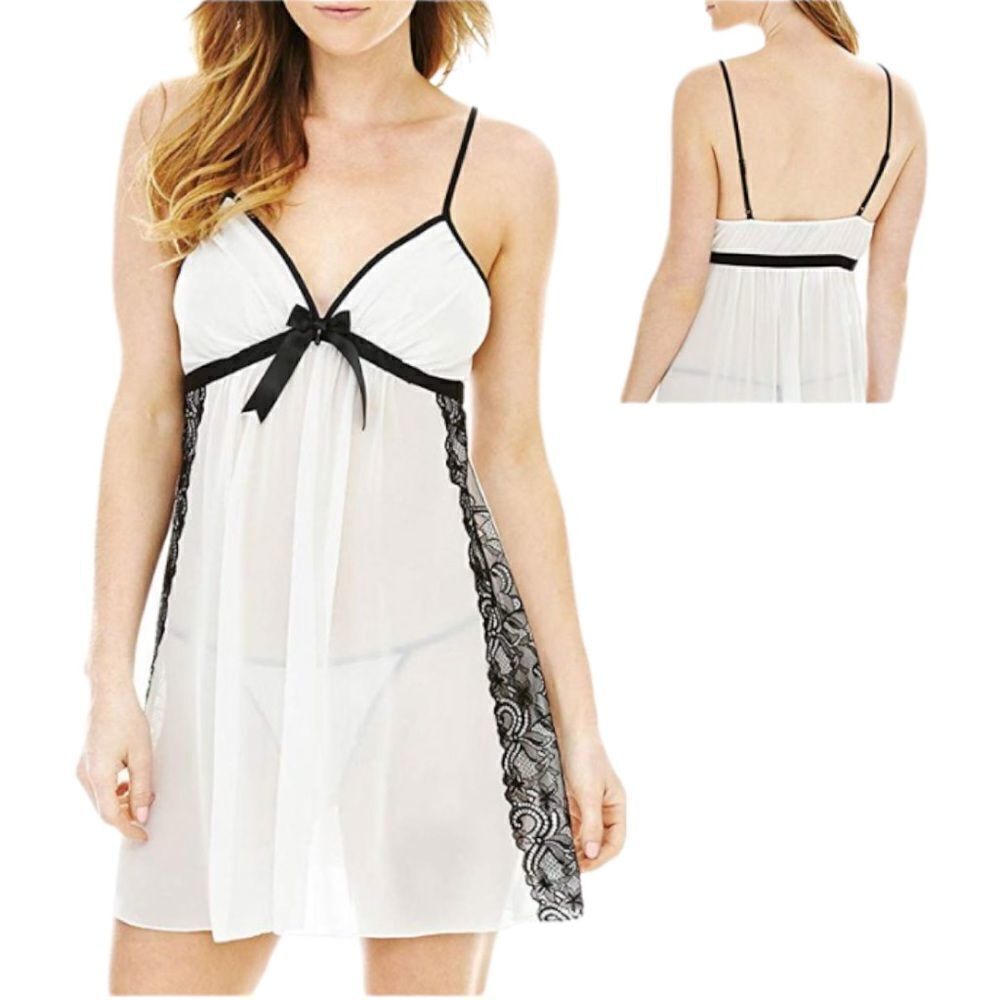 NWT Linea Donatella Womens Fiona Chiffon Sleeveless Chemise